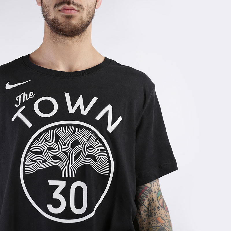 Мужская футболка Nike Golden State Warriors Edition City Dri-Fit Steph Curry (BV8761-018)  - цена, описание, фото 2